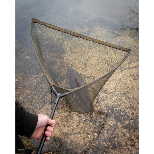 FOX Eos-X - Landing net - 42" - 2 delige steel - Olijfgroen net