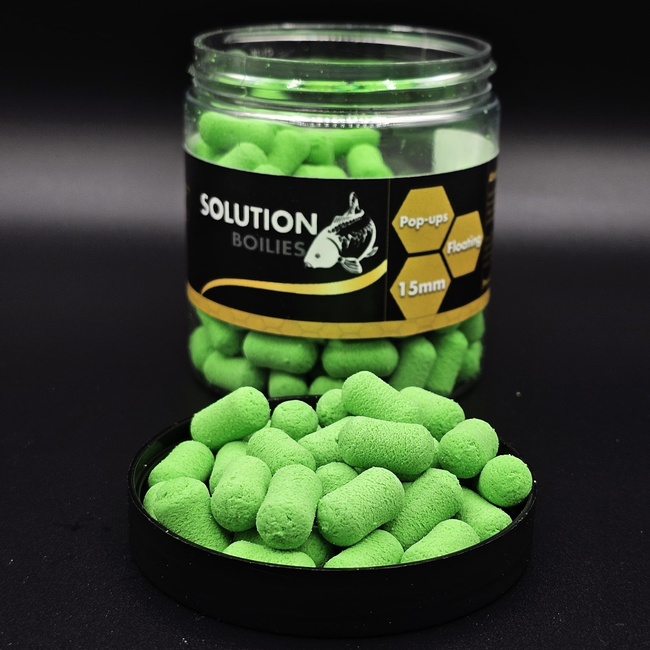 CC Solution Boilies Red Kriller - Pop Ups - 16mm - Dumbell - Groen