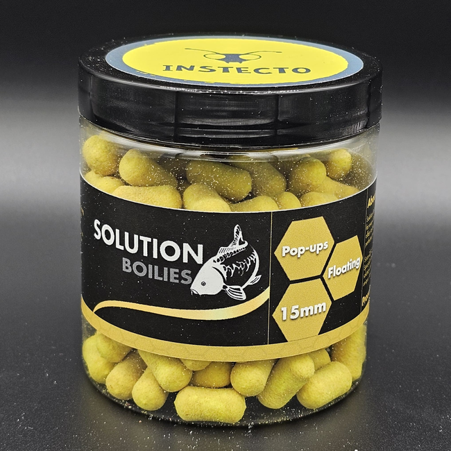 CC Solution Boilies InStecto - Pop ups - Dumbell - Geel - 16mm