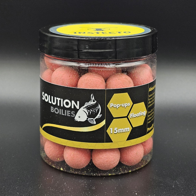 CC Solution Boilies InStecto - Pop ups - 15mm - washed out roze