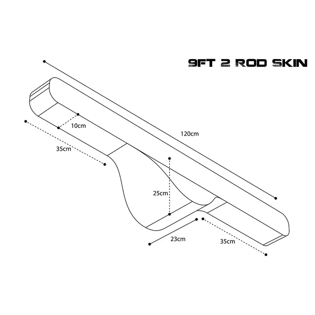 Nash Scope OPS - Soft Protect 2 Rod Skin - 9FT - Foedraal