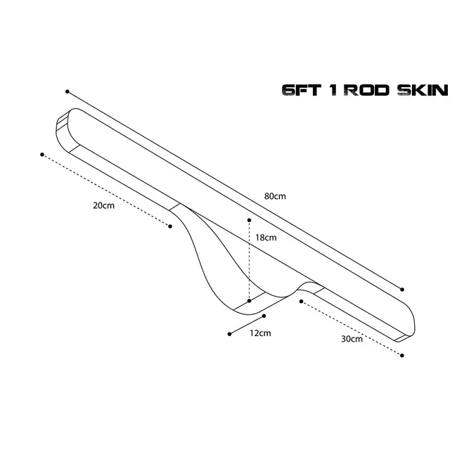 Nash Scope OPS - Soft Protect 1 Rod Skin - 6FT - Foedraal