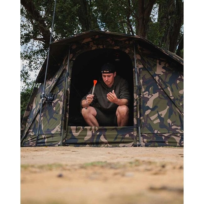 FOX Frontier 2 - Camo - Bivvy - Snel opzetbaar - Met Vapour Peak