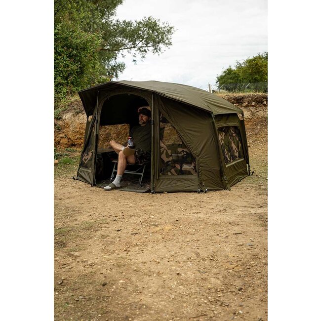 FOX Frontier 2 - X - Camo of Green - Verbeterde versie - Karper Bivvy