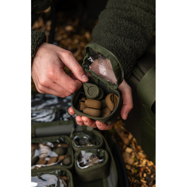 Trakker NXG Modular Lead Pouch System - 5 Doorzichtige Tasjes - Waterdichte Onderkant