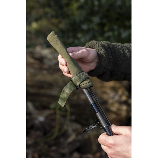 Trakker NXG Neoprene Tip & Butt Protectors - Slijtvast - Met Geweven Band