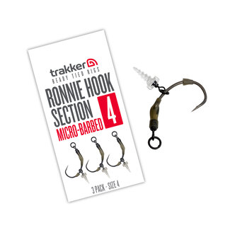 Trakker Ronnie Hook Section - 3 Pack - Micro Barbed