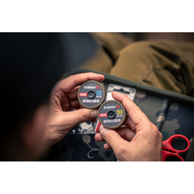 Trakker Raid Braided Hooklink 20M - Zinkende Vlochten Lijn - Ultrafijn & Duurzaam