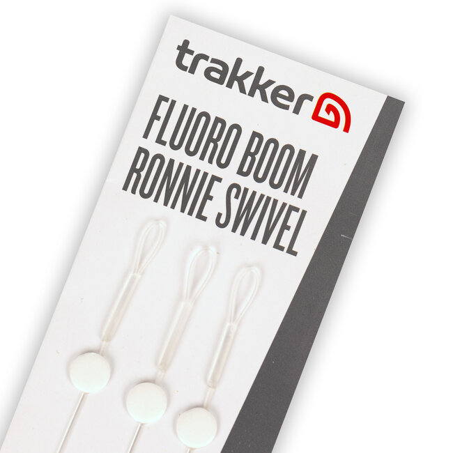 Trakker Fluoro Boom Ronnie Swivel 7.5in - 30lb Fluorocarbon Boom met Gesmolten Verbinding