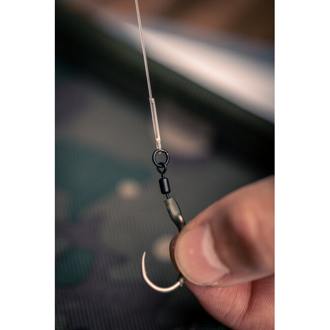 Trakker Fluoro Boom Ronnie Swivel 7.5in - 30lb Fluorocarbon Boom met Gesmolten Verbinding