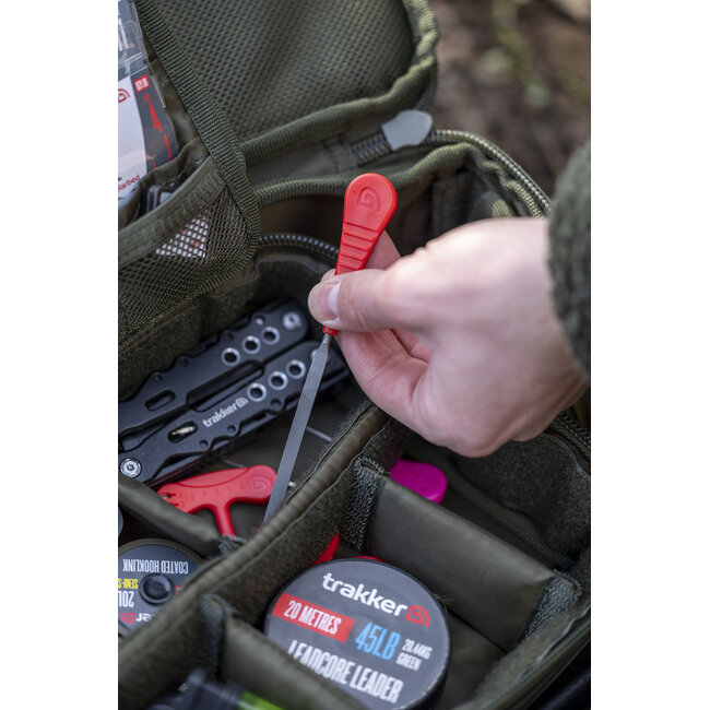 Trakker Hook Sharpening File - Zwitserse Pilaarvijl - Comfortabel Handvat