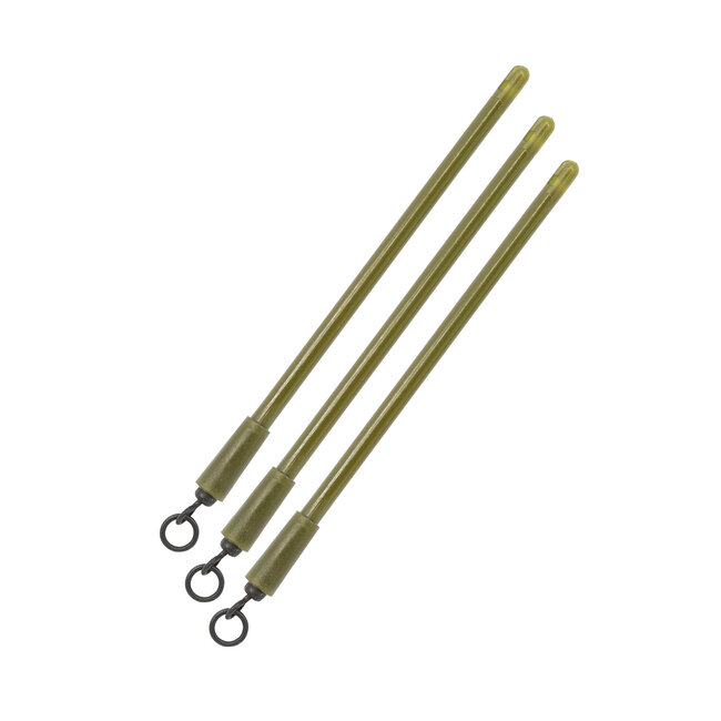 Trakker Fused PVA Bag Stem Ring Swivel - Maat 8 - Solide Loodstang - Camouflage