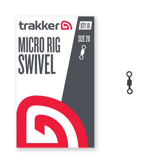 Trakker Micro Rig Swivel - 360° Aasbeweging - Matzwarte Anti-reflecterende Coating