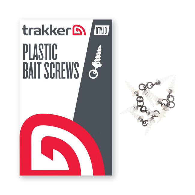 Trakker Plastic Bait Screws - Transparant - Conische Schroef - Ringmaat 20