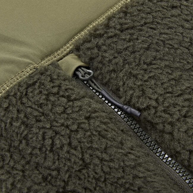 Trakker TechPro Sherpa Bodywarmer - warm fleece met ritszakken en verstelbare zoom