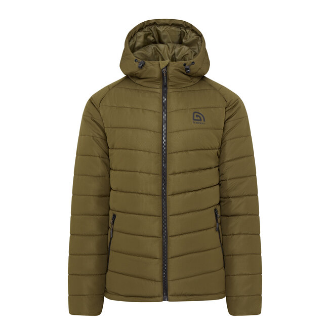 Trakker CR Thermal Jacket - geïsoleerd honingraatmateriaal met fleece zakken en verstelbare capuchon