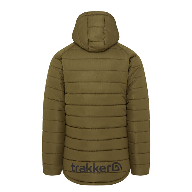 Trakker CR Thermal Jacket - geïsoleerd honingraatmateriaal met fleece zakken en verstelbare capuchon
