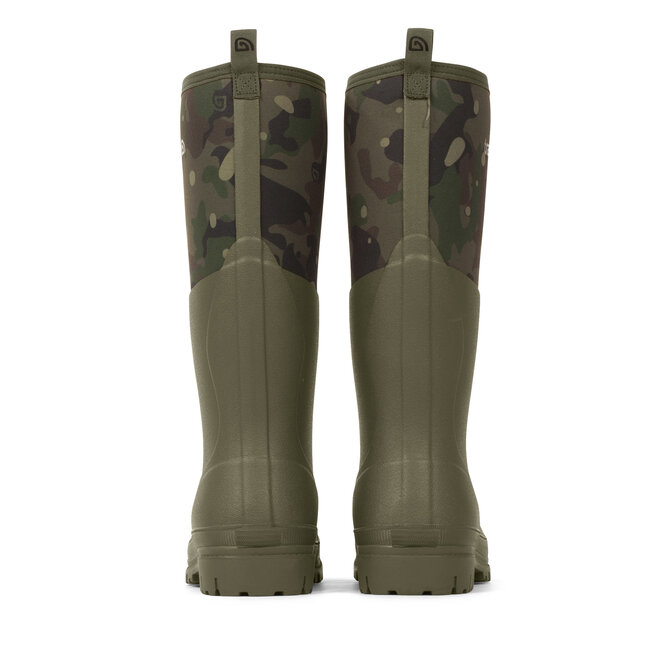 Trakker TechPro Neoprene Boot - warme waterdichte laars met rubberen gripzool en camo patroon
