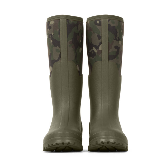 Trakker TechPro Neoprene Boot - warme waterdichte laars met rubberen gripzool en camo patroon