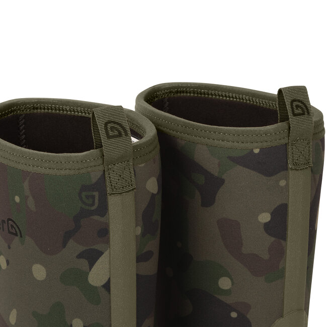 Trakker TechPro Neoprene Boot - warme waterdichte laars met rubberen gripzool en camo patroon