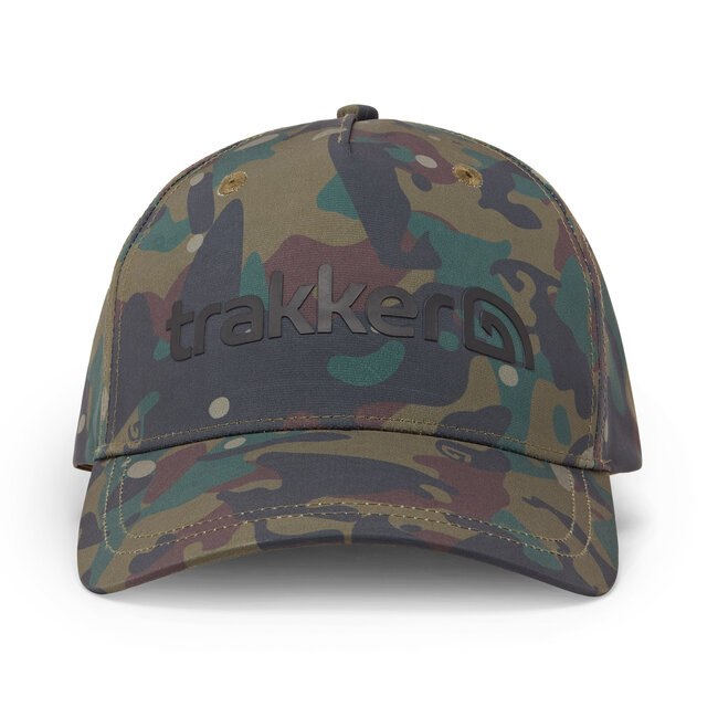 Trakker Water Resistant Cap - waterbestendige pet met camouflagepatroon en verstelbare band