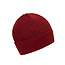 Trakker Plum Textured Beanie - gebreide muts met nepbont voering en rubberen logo