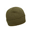 Trakker Textured Lined Beanie - gebreide muts met bonte voering en rubberen reliëflogo