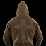 Vass Carp Rising - Hoodie - Khaki Groen - Fleece binnenkant - Kleding