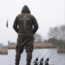 Vass Carp Rising - Hoodie - Khaki Groen - Fleece binnenkant - Kleding