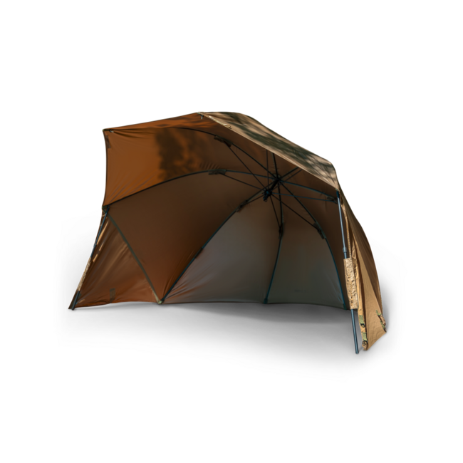 Avid Carp Revolve - 60in Overnight Brolly - Inclusief stormpalen - Lichtgewicht sheltersysteem