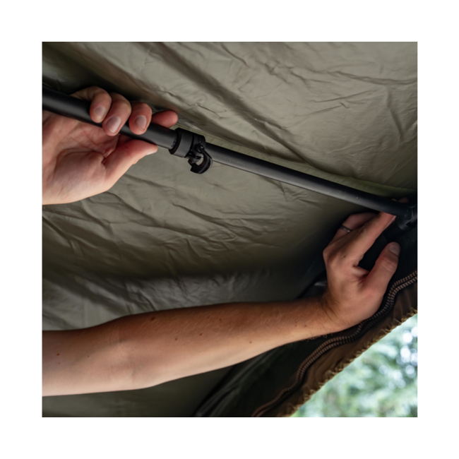 Avid Carp EXO+ - Extension Cap - 2-Persoons Uitbreiding - Inclusief Grondzeil - Voor EXO+ Bivvy