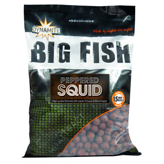 Dynamite Baits Peppered Squid Boilies- 1kg