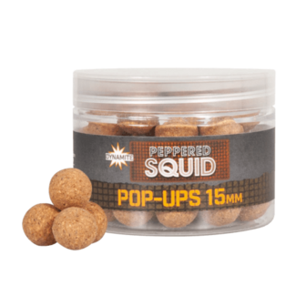 Dynamite Baits Peppered Squid Foodbait Pop-Ups - 15mm