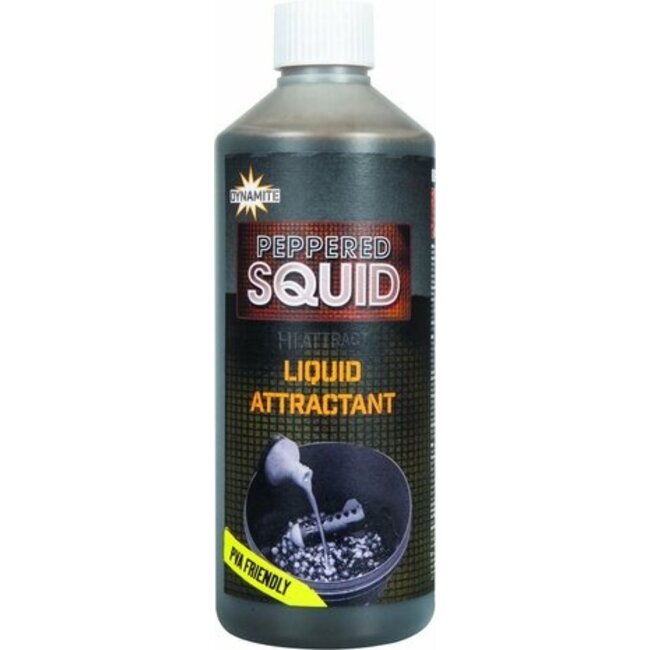 Dynamite Baits Peppered Squid Liquid - 500ml