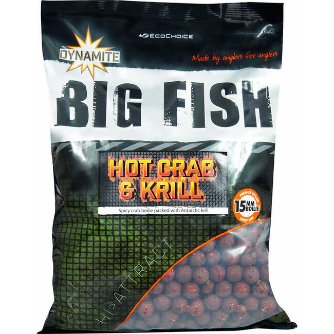 Dynamite Baits Hot Crab & Krill - 1kg - Boilies