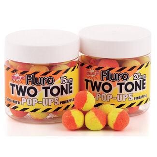 Dynamite Baits Fluro Two Tone Pop-Ups - 15mm