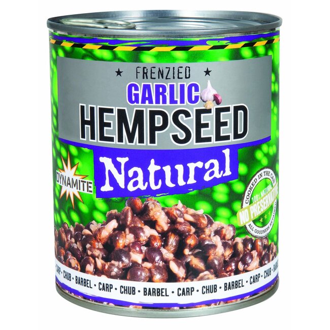 Dynamite Baits Frendzied Hempseed - Garlic - 750gr- Klaar voor gebruik