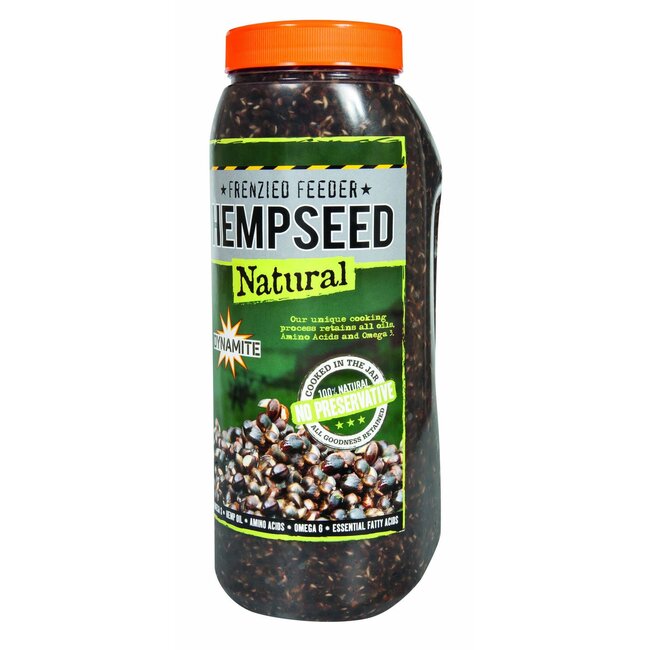 Dynamite Baits Frenzied Hempseed Natural - 2.5L - Klaar voor gebruik