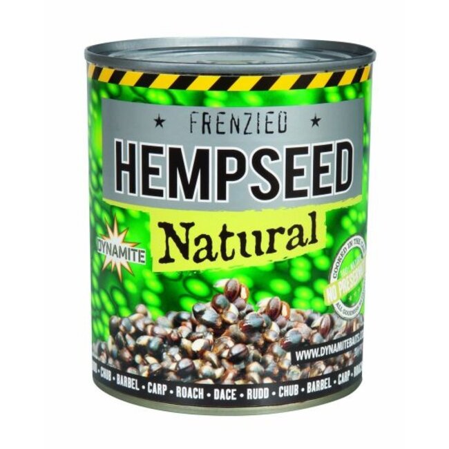 Dynamite Baits Frenzied Hempseed Natural - 700gr - Klaar voor gebruik