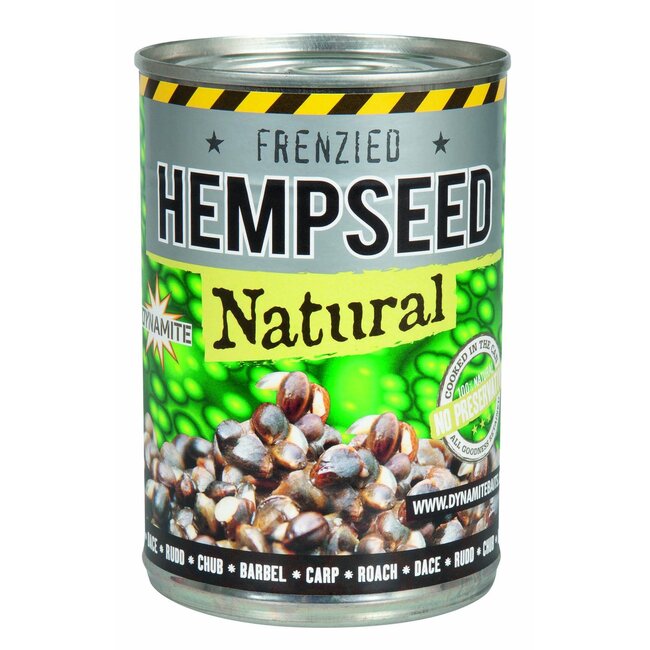 Dynamite Baits Frenzied Hempseed Natural - 350gr - Klaar voor gebruik