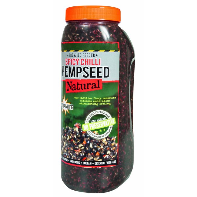 Dynamite Baits Frenzied Chilli Hempseed - 2.5L - Klaar voor gebruik