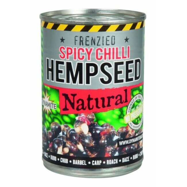 Dynamite Baits Frenzied Chilli Hempseed - 350gr - Klaar voor gebruik