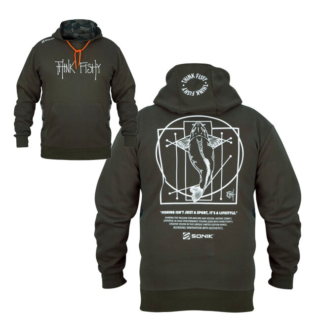 Sonik Think Fishy Art X Sonik Hoodies