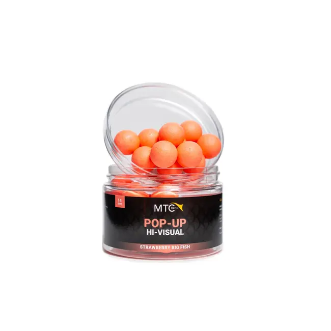 MTC Strawberry Big Fish - Hi-Visual - Pop-ups - 14mm