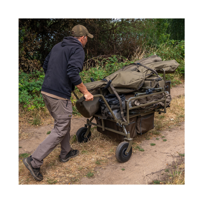 Avid Carp Transit Tri-Terrain Barrow - Driewielige Transportkar - Verstelbaar & Robuust
