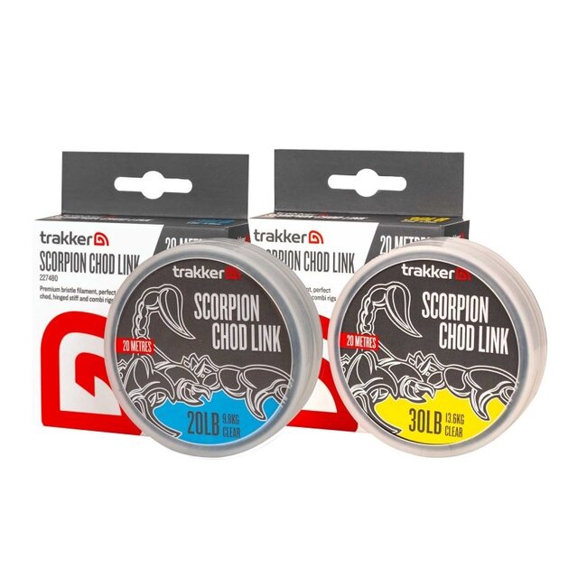 Trakker Scorpion Chod Link - Matte Clear - Stiff Filament