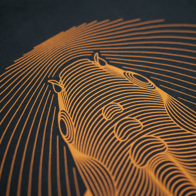 Kumu Ripples Tee - Deep Blue - Keyline Design - T-shirt