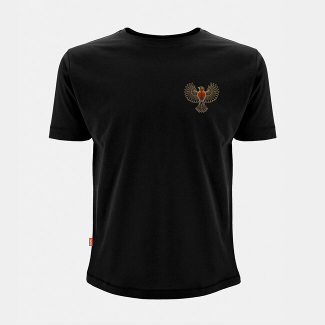 Kumu Little Red Tee - Robin Design - Keyline Style - T-shirt