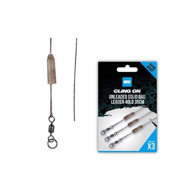Nash Cling On Unleaded Lead Clip Leader | 75cm