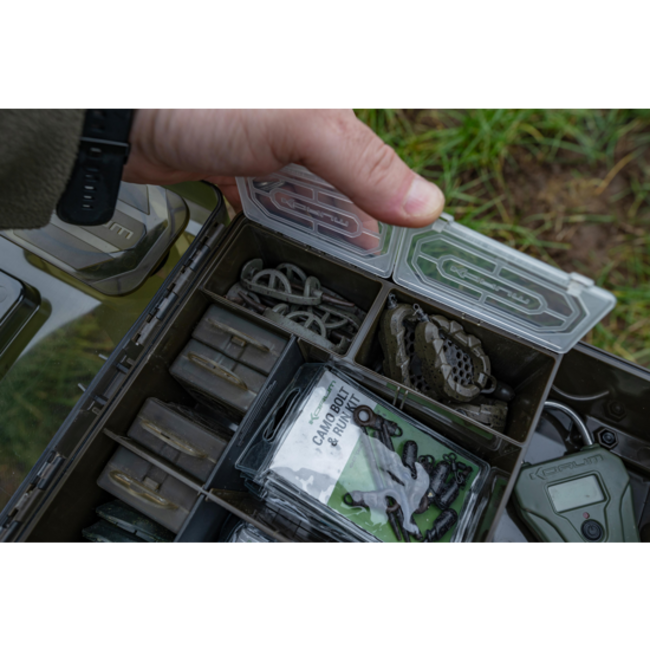 Korum MEGA BLOX Fully Loaded - XL Tackle Station - Complete Tacklebox